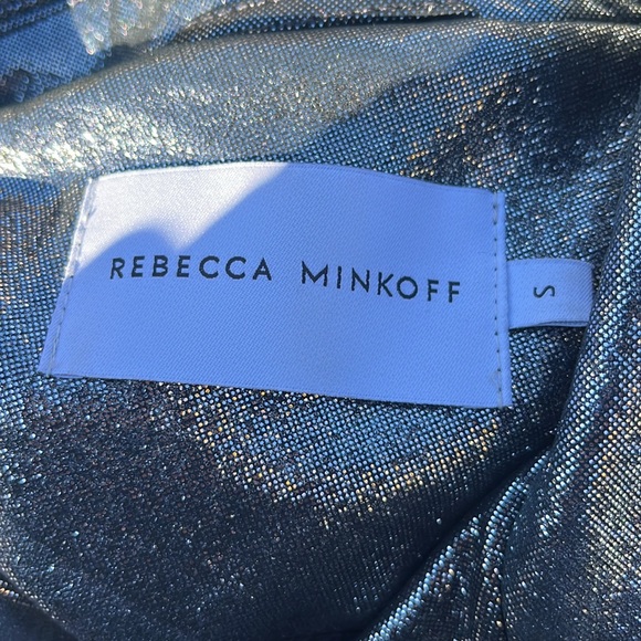 REBECCA MINKOFF Cropped Jett Moto Jacket - Silver - Picture 5 of 13